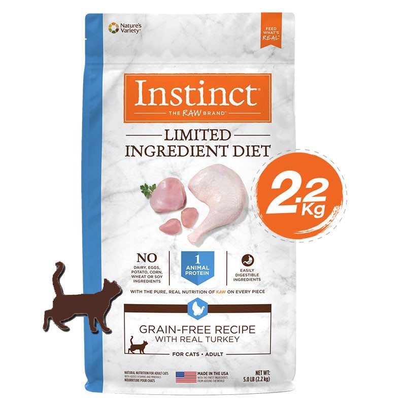 Instinct Limited Ingredient Diet Turkey Cats 5lb (2.2kg)