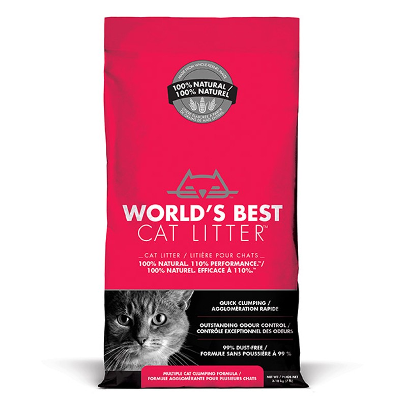 World’s Best Cat Litter MULTIPLE CAT CLUMPING 3.18 kg