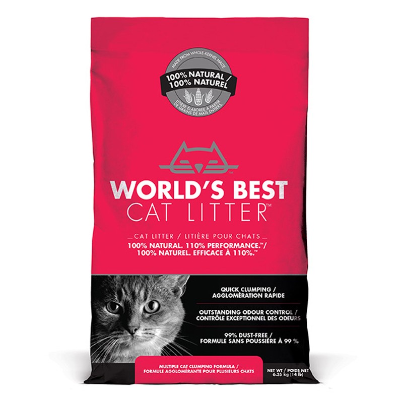 World’s Best Cat Litter MULTIPLE CAT CLUMPING 6.35 kg