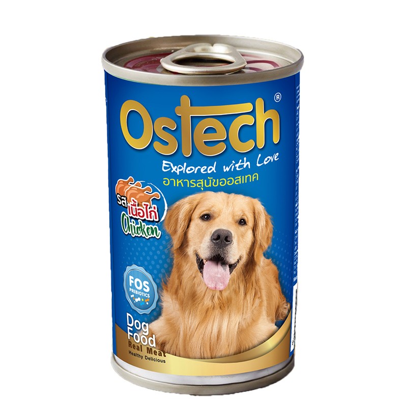 อาหารกระป๋องสุนัขออสเทค รสไก่ 400 g.