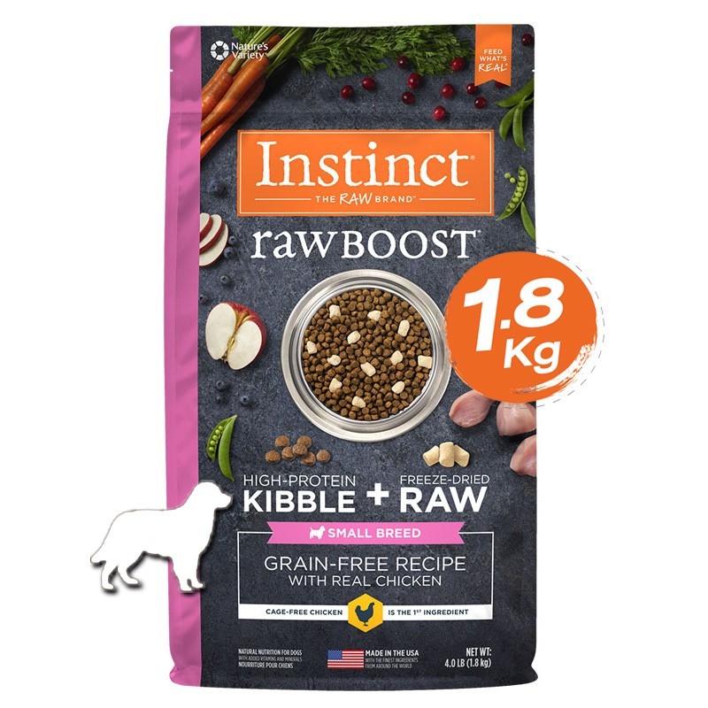 Instinct Raw Boost Small Breed Chicken Dogs 4lb (1.8kg)