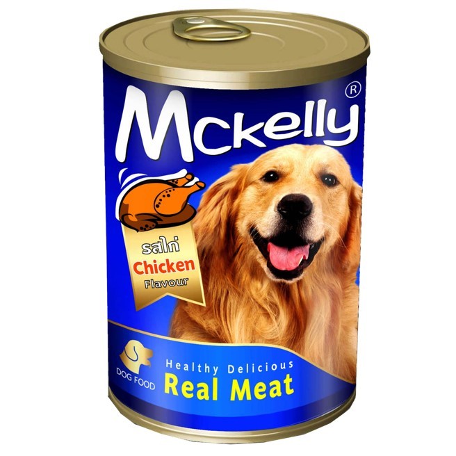 อาหารกระป๋องสุนัขแมคแคลลี่ รสไก่ 400 g.