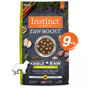 Instinct Raw Boost Healthy Weight Chicken Dogs 20lb (9kg)