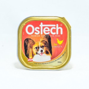อาหารถาดสุนัขออสเทค รสไก่  300 g.