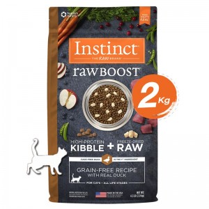 Instinct Raw Boost Duck Cats 4.5lb (2kg)