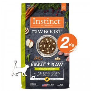 Instinct Raw Boost Healthy Weight Chicken Cats 4.5lb (2kg)