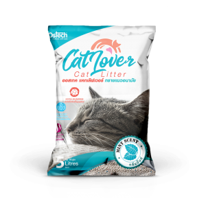 ทรายแมว ออสเทค Cat Lover กลิ่นมินต์ 5 L