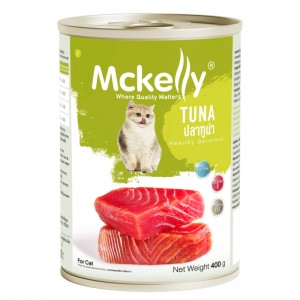 อาหารกระป๋องแมวแมคแคลลี่ รสทูน่า 400 g.