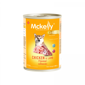 อาหารกระป๋องสุนัข แมคแคลลี่ โกลด์ รสไก่และแกะ 400 g