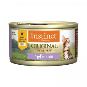 Instinct Original Kitten Chicken Wet Cat Food, 3 oz(85g) อาหารกระป๋อง อินสติงต์ ออริจินัล ชิคเค่น ลูกแมว 3 oz(85g)
