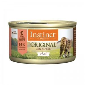 Instinct Original Salmon Wet Cat Food, 3 oz. Can อาหารกระป๋อง อินสติงต์ ออริจินัล แซลมอน แมว 3 oz(85g)
