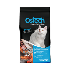 ออสเทค ออริจินอล อาหารเม็ดแมว รสซีฟู้ด 900g