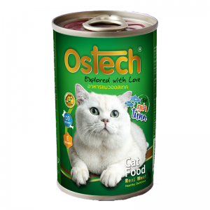 อาหารกระป๋องแมวออสเทค รสทูน่า 400 g.
