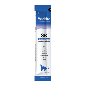VetriMax Cat Treats SK : Skin&Coat Support สูตรดูแลเส้นขนและผิวหนัง ( 1 กล่อง 30 ซอง )